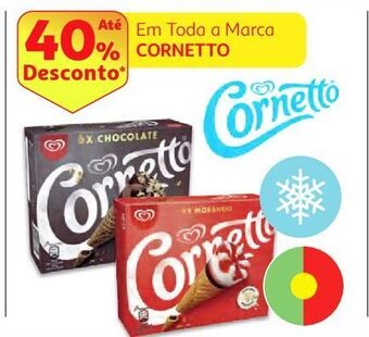 Auchan Gelado cornetto promoção