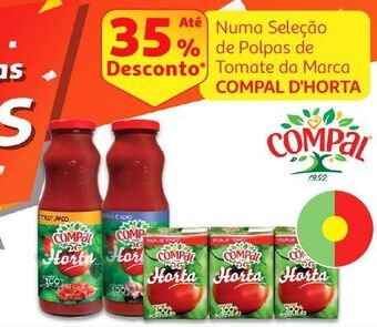 Auchan Polpa tomate compal promoção