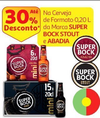 Auchan Cerveja preta super bock promoção