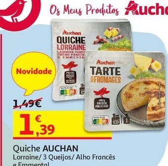 Auchan Quiche lorraine auchan promoção
