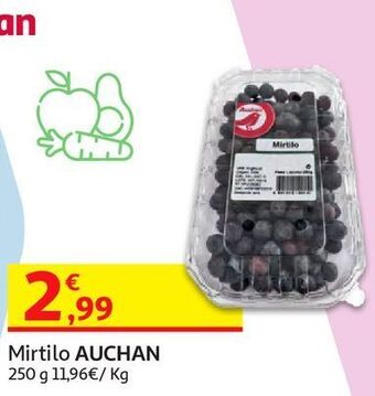 Auchan Mirtilo auchan:250 g promoção