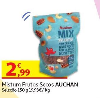 Auchan Mistura frutos secos auchan:seleção 150 g promoção