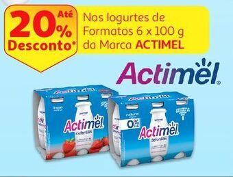 Auchan Iogurte infantil actimel promoção
