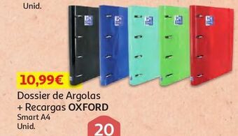 Dossier argolas+recarga oxfordsmart a4