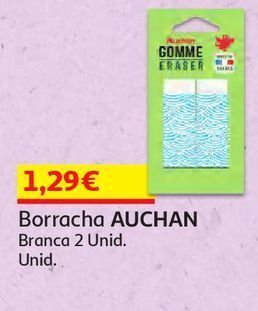 Auchan Borracha branca auchan:2un promoção