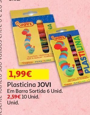 Auchan Plasticina em barra jovi promoção