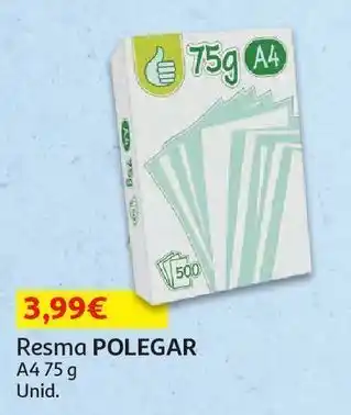 Resma polegar:a4 75gr