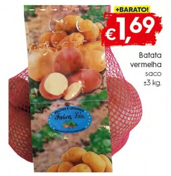 Bolama Batata Vermelha saco 3kg promoção