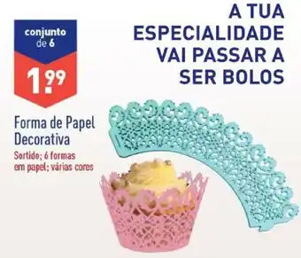 ALDI Forma de Papel Decorativa promoção