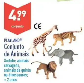 ALDI Playland Conjunto de Animais promoção