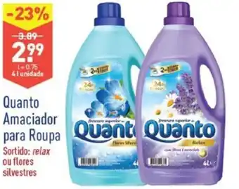 ALDI Quanto Amaciador para Roupa promoção