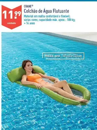 ALDI Crane Colchão de Água Flutuante promoção