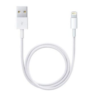 Tek4life Cabo apple lightning p/ usb 0.5m me291zm/a branco s/caixa promoção