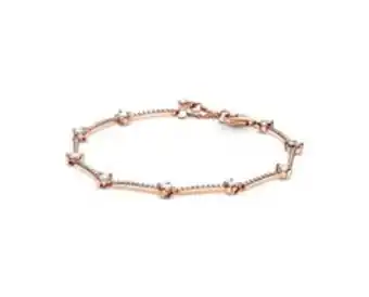 Pandora Pulseira pavé bars, pandora rose promoção