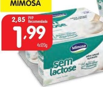 Minipreço Leite sem lactose mimosa promoção