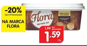Margarina vegetal flora