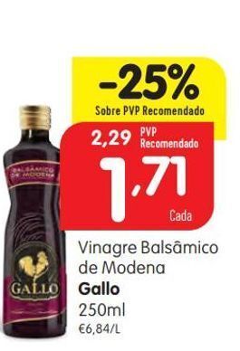 Vinagre balsâmico gallo