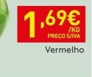 Recheio Pimentão vermelho promoção