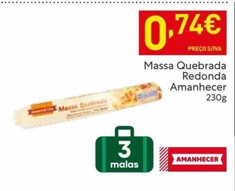 Recheio Massas amanhecer promoção
