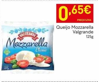 Recheio Mussarela promoção