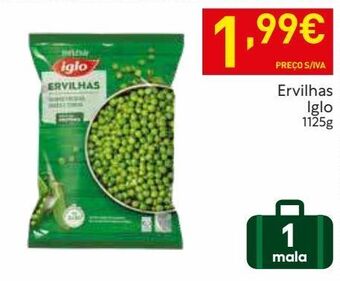 Recheio Ervilhas verdes iglo promoção