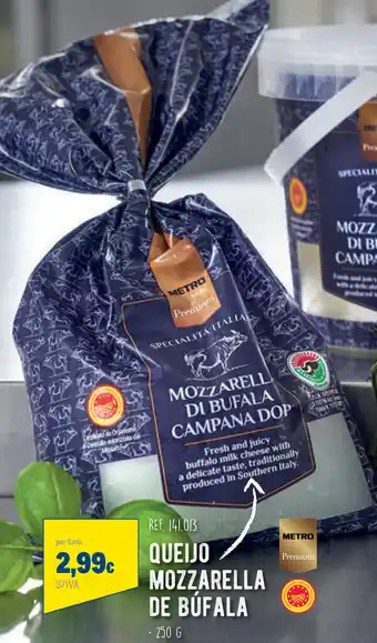 Queijo Mozzarella de Búfala 250g