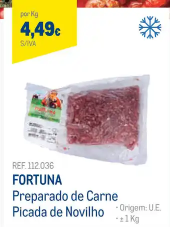 Makro Fortuna Preparado de Carne Picada de Novilho 1kg promoção