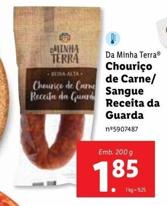 Lidl Chouriço promoção
