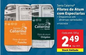 Lidl Filé de peixe promoção