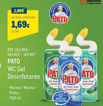 Pato Wc Gel Desinfetante 750ml