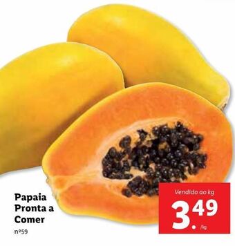 Lidl Mamão promoção