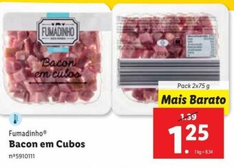 Lidl Bacon fumadinho promoção
