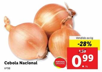 Lidl Cebola promoção