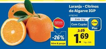 Lidl Laranja promoção