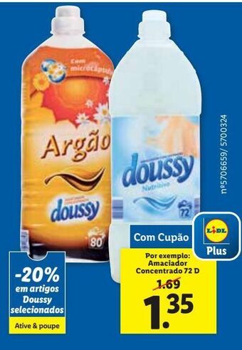 Lidl Amaciador promoção