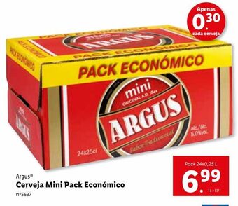 Lidl Cerveja argus promoção