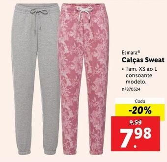 Lidl Calças esmara promoção