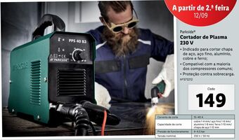 Lidl Ferramentas elétricas parkside promoção
