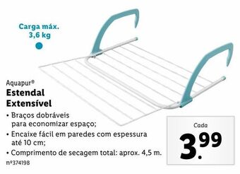 Lidl Estendal promoção