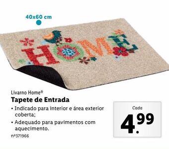 Lidl Tapete promoção