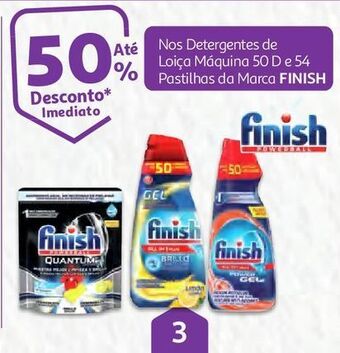 Auchan Det máquina loiça finish promoção