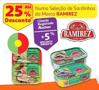 Auchan Filete sardinha ramirez promoção