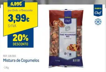Makro Mistura de Cogumelos 1kg promoção
