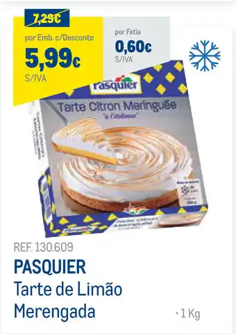 Makro Pasquier Tarte de Limão Merengada 1kg promoção