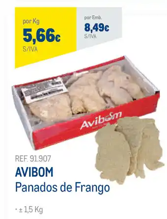 Makro Avibom Panados de Frango 1,5kg promoção
