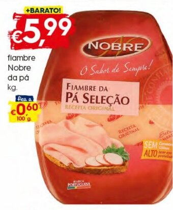 Bolama Fiambre Nobre da Pa 1kg promoção