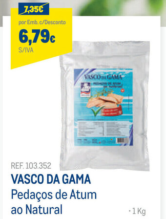 Vasco da Gama Pedaços de Atum ao Natural 1kg