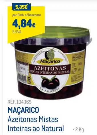 Maçarico Azeitonas Mistas Interas ao Natural 2kg