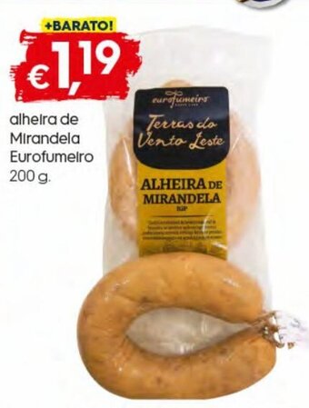 Bolama Alheira de Mirandela Eurofumeiro 200g promoção
