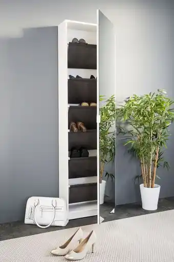 Conforama Sapateira 1 porta com espelho zuma promoção